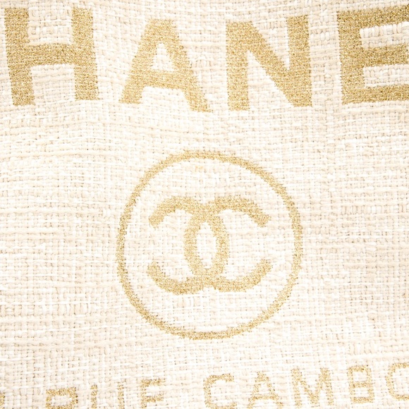 Chanel 31 Rue Cambon Paris Large Deauville Backpack in Ivory Gold - Picture 4 of 14